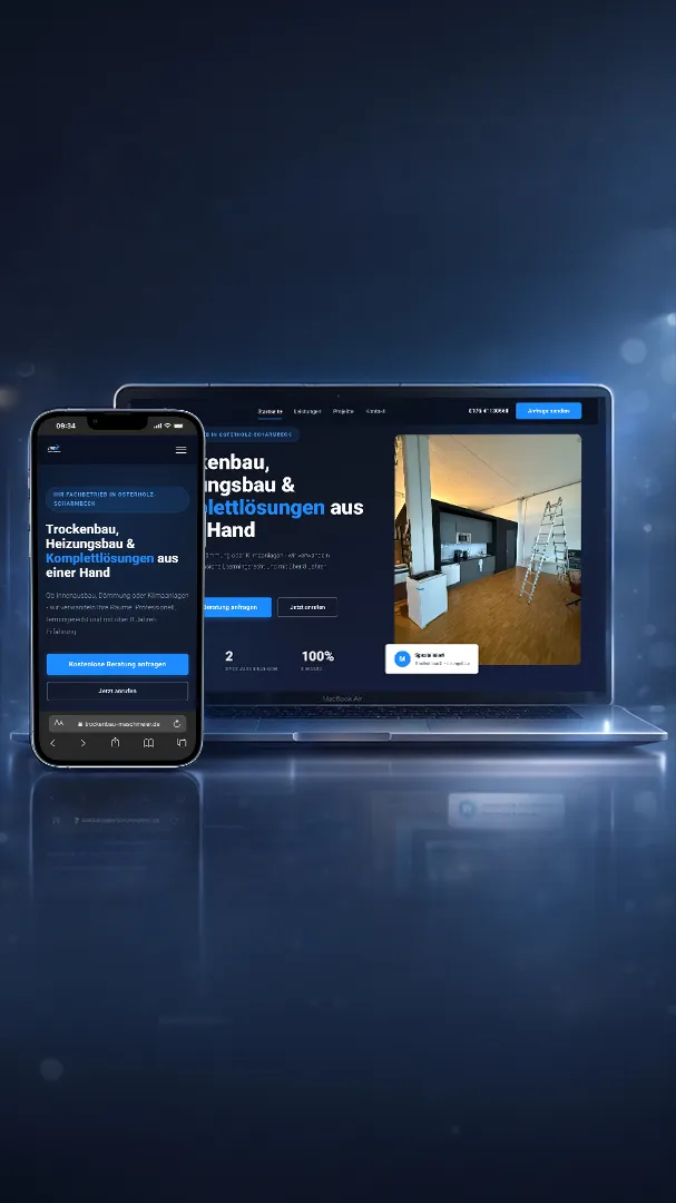 Trockenbau Maschmeier – Website Vorschau