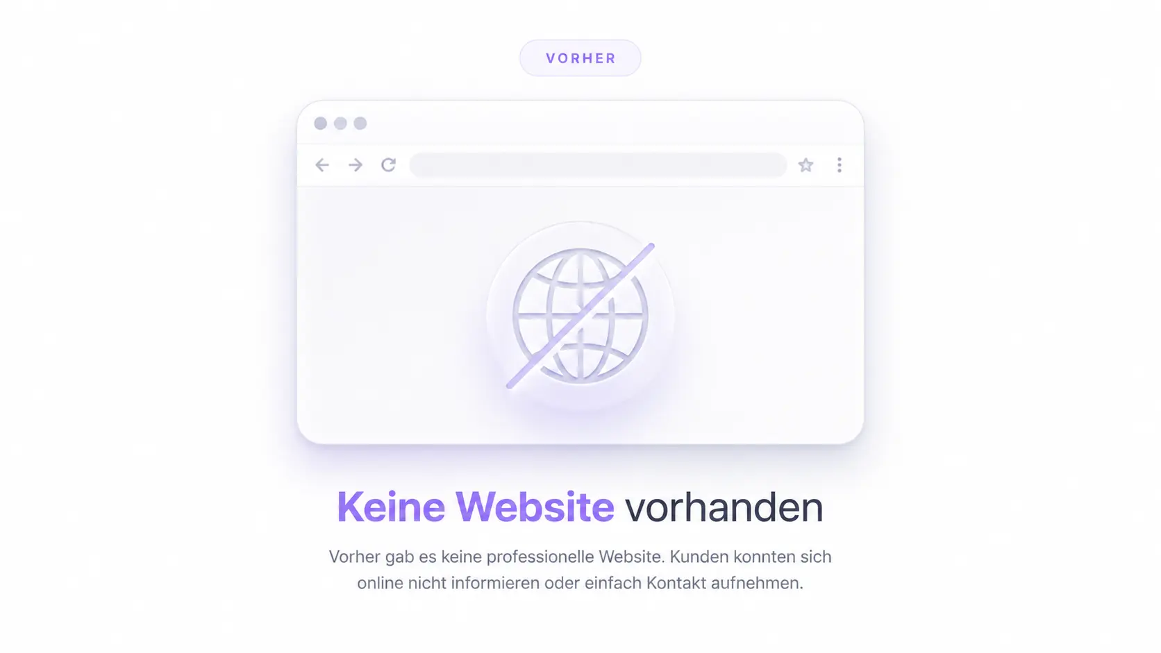 Woodland Cycles mit veralteter Website, keine klare Produktpräsentation